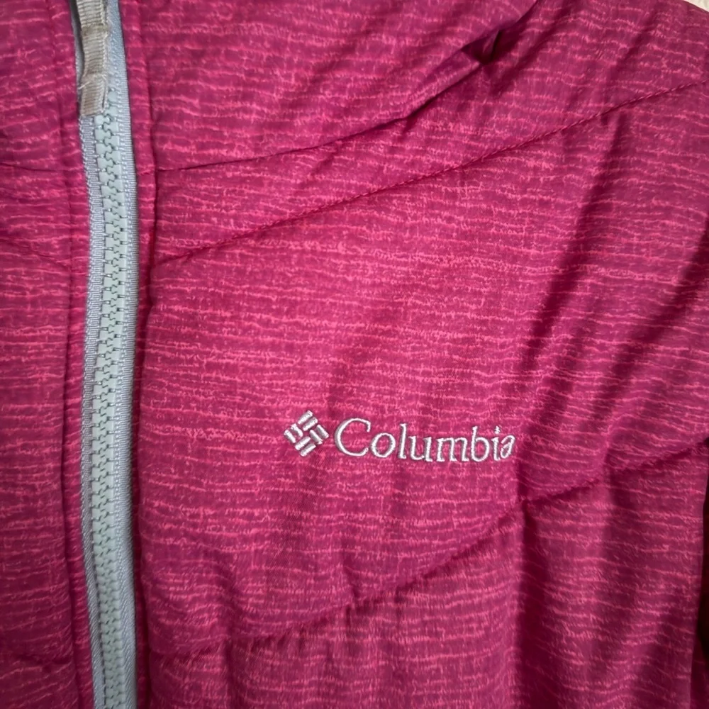 Columbia Girl’s Crystal Caves Insulated Winter Snow Mid Jacket L 14/16 Pink